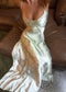 Maxi-robe satinée | Bretelles spaghetti & design cintré | Glamour élégant