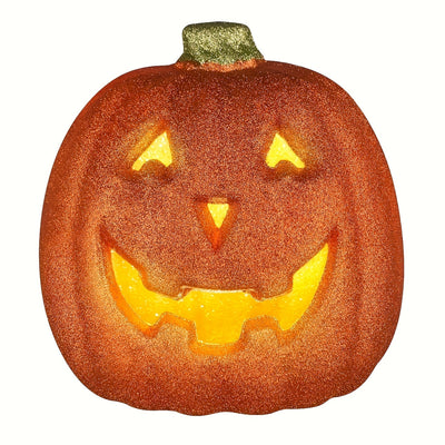 Halloween Lighted Pumpkin - Battery-Operated Jack O'Lantern Decoration
