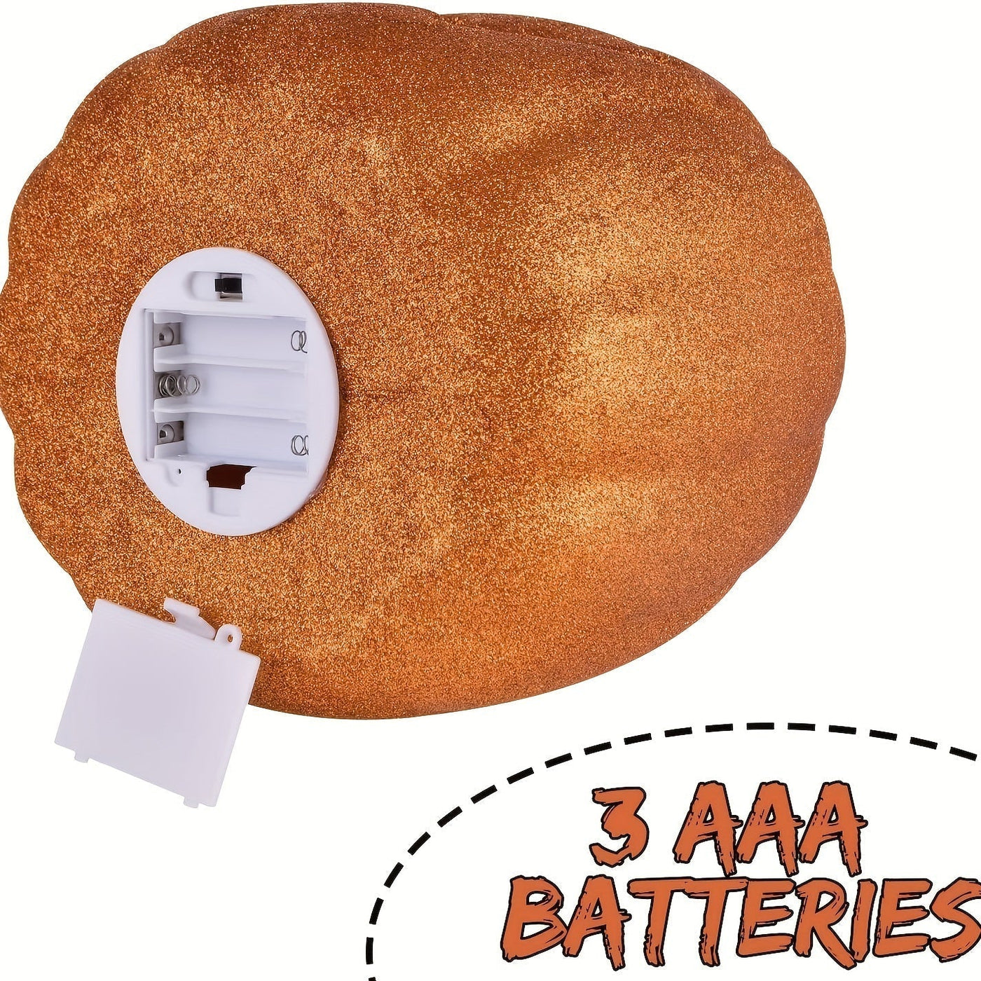 Halloween Lighted Pumpkin - Battery-Operated Jack O'Lantern Decoration