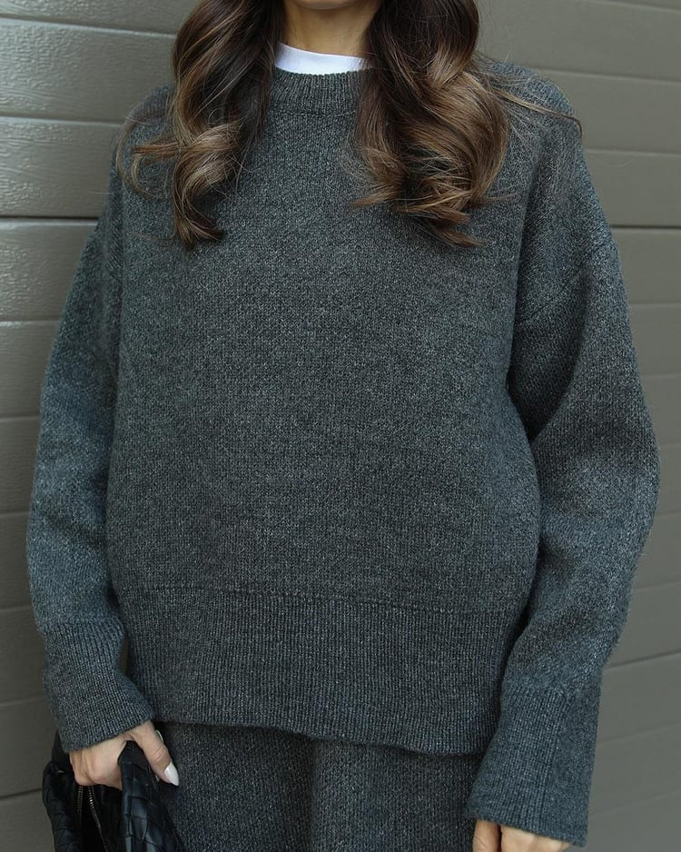 Camille | Ensemble en jersey pour femmes avec haut et jupe - ensemble élégant et confortable