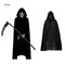 Grimora Set | Accessoires pour cape d'Halloween, masques de squelette et faucille