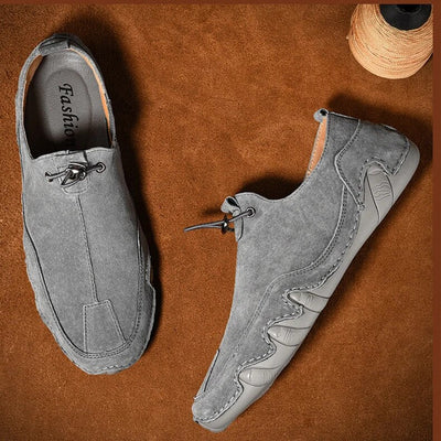 Tommy - Orthopédie Mocassins en cuir véritable pour hommes
