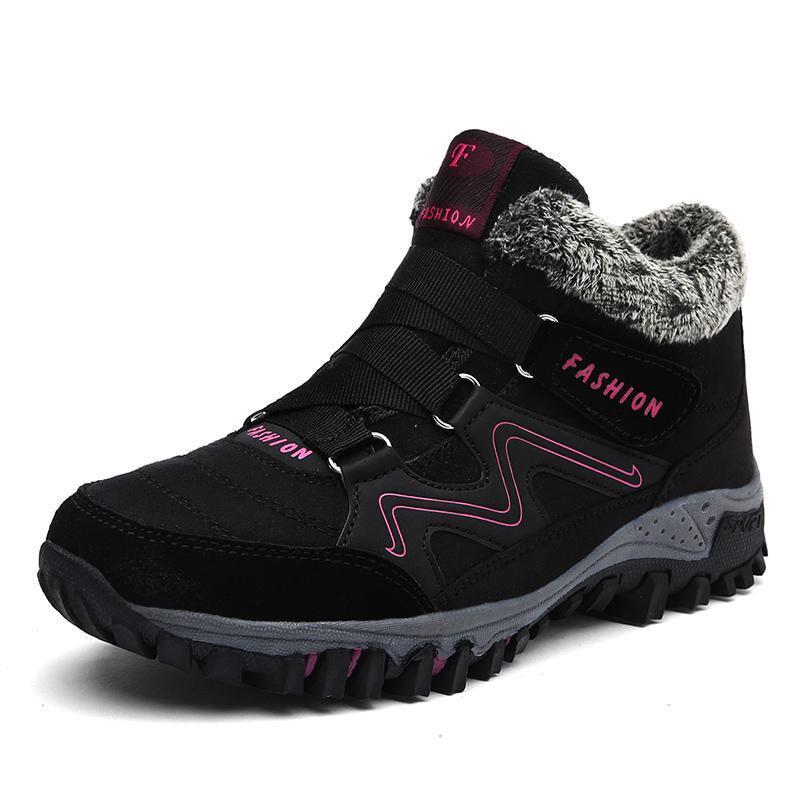Bottes d'hiver orthopédiques rembourrées - imperméables et antidérapantes