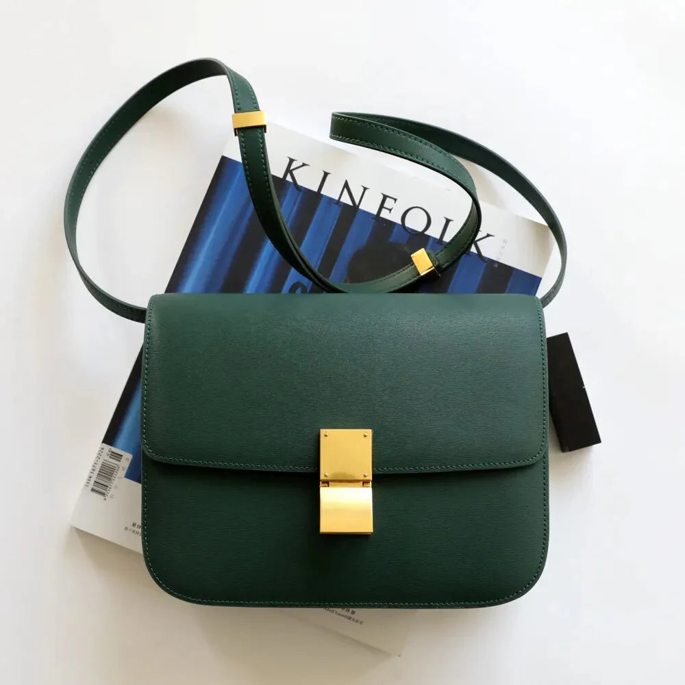sac bandouliere a rabat femme vert detail or