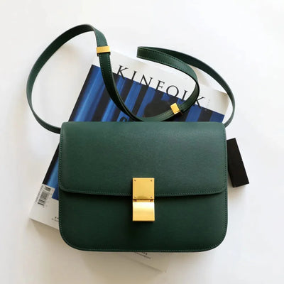 sac bandouliere a rabat femme vert detail or