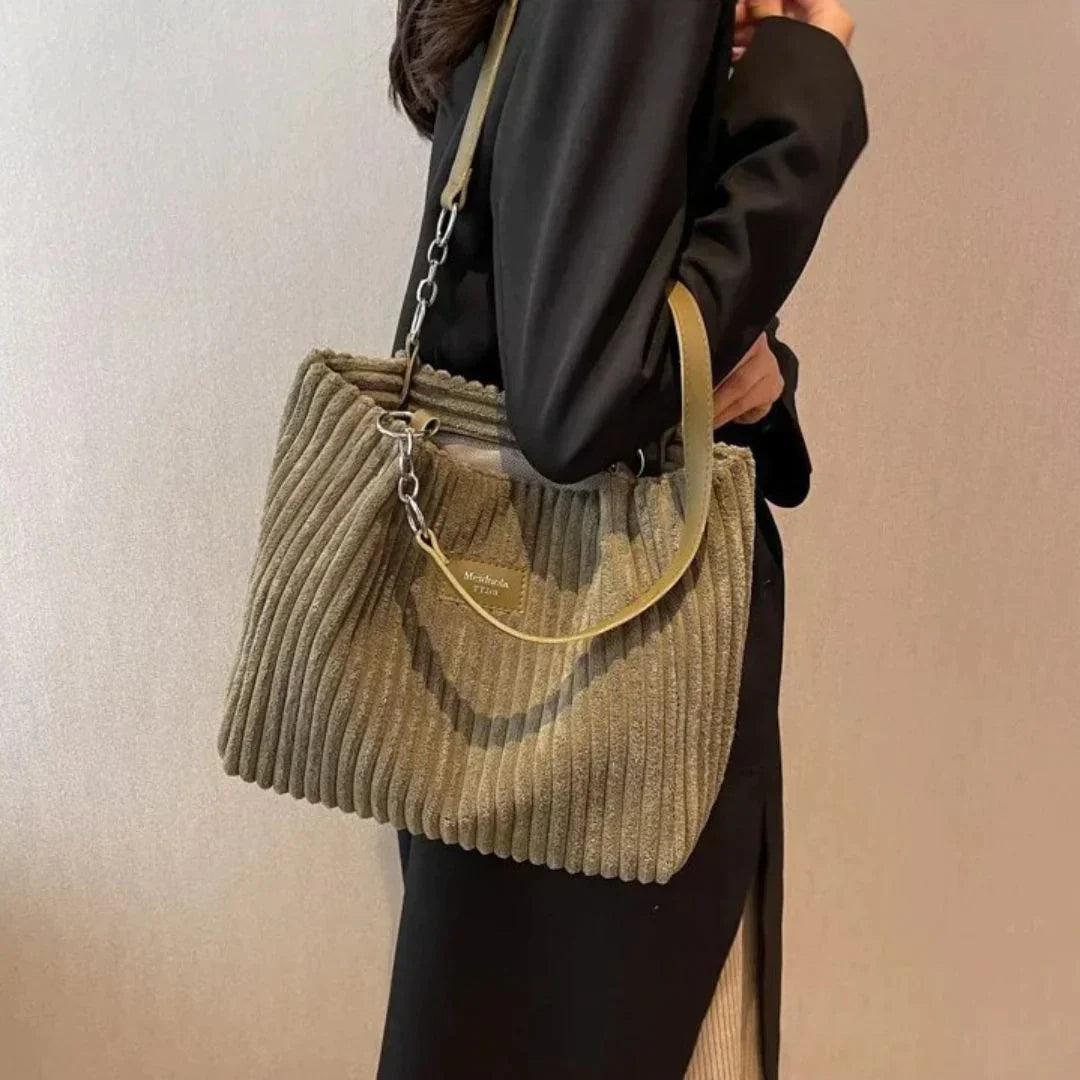 Sac à bandoulière en velours côtelé - HarleeSac à bandoulière en velours côtelé - Harlee