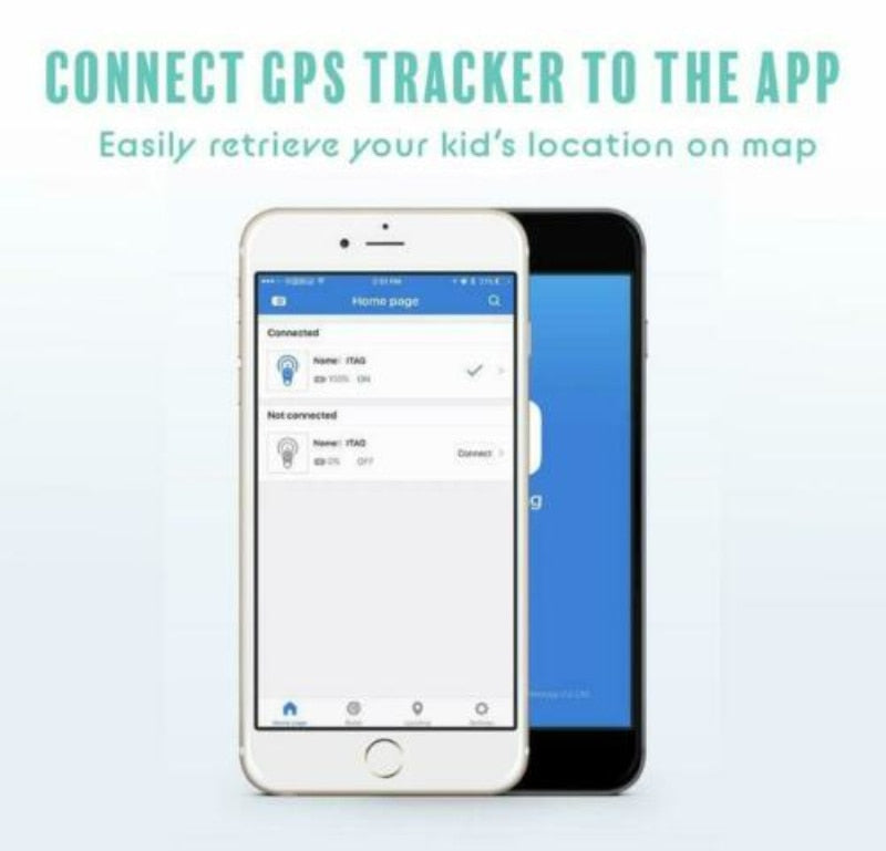 Mini traceur GPS - Safekiddo - Dispositif de localisation en temps réel - Moniteur de sécurité pour enfants et animaux domestiques