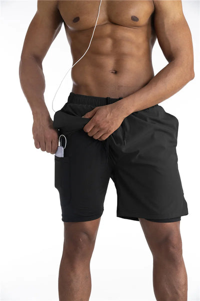 Titan | Short de course avec doublure et poche pour téléphone - Confort et fonctionnalité