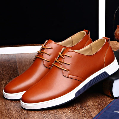 Chaussures Oxford en cuir décontracté