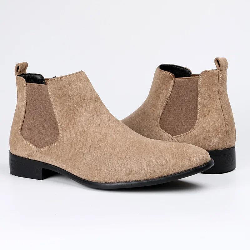 Botas Chelsea para hombre | Ante sintético, diseño atemporal