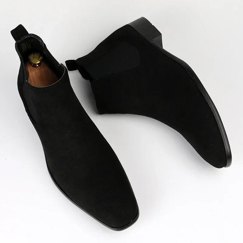 Botas Chelsea para hombre | Ante sintético, diseño atemporal