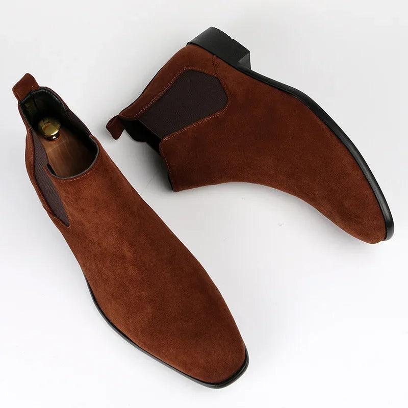 Botas Chelsea para hombre | Ante sintético, diseño atemporal