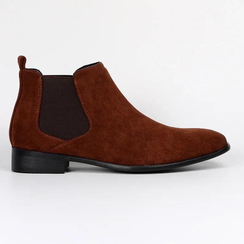 Botas Chelsea para hombre | Ante sintético, diseño atemporal