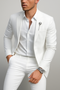 Costume Slim Homme En Laine Mélangée