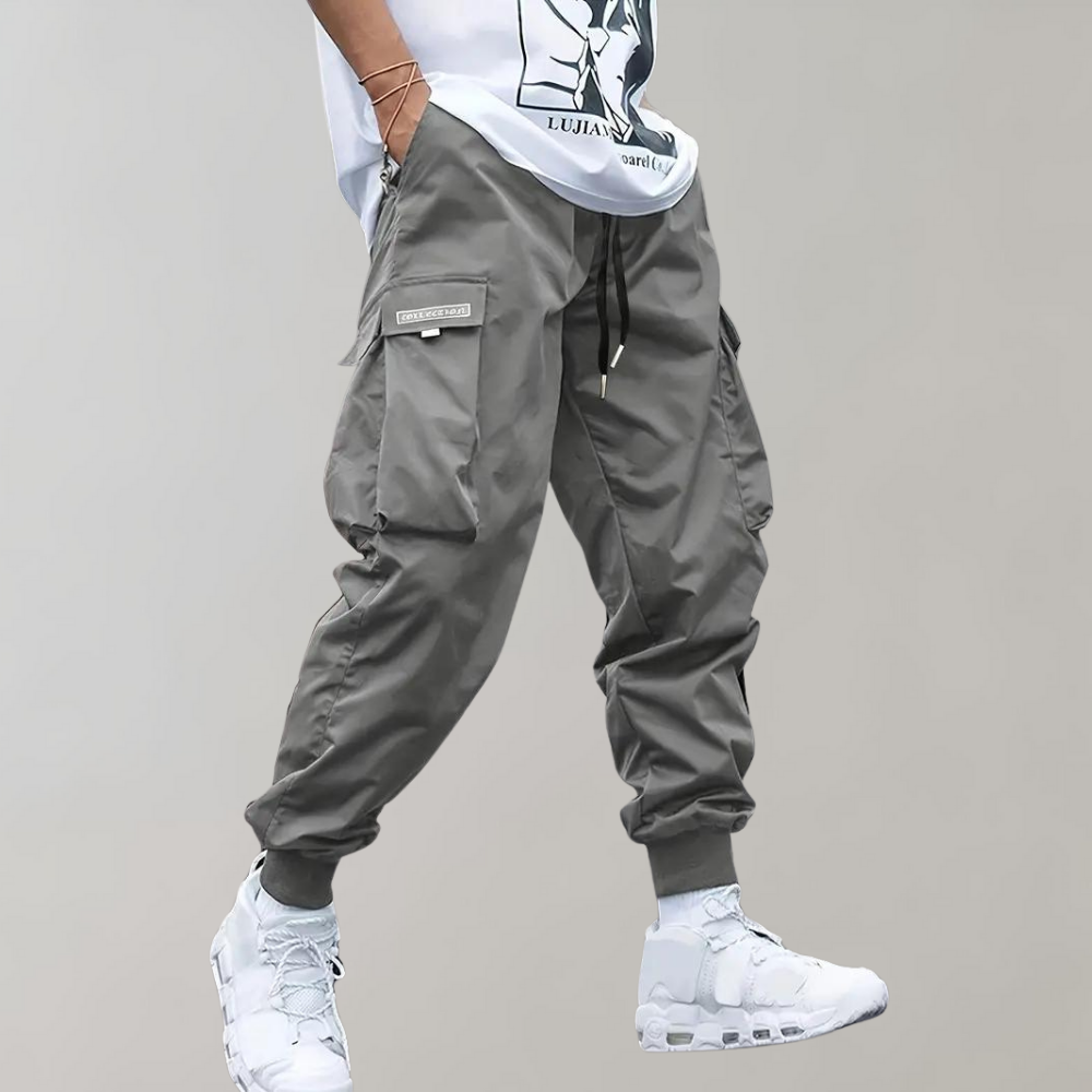 Pantalones cargo versátiles para hombre con piernas ajustadas