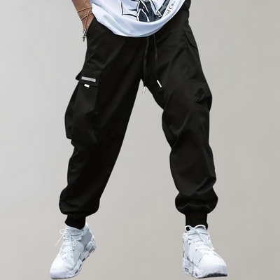 Pantalones cargo versátiles para hombre con piernas ajustadas