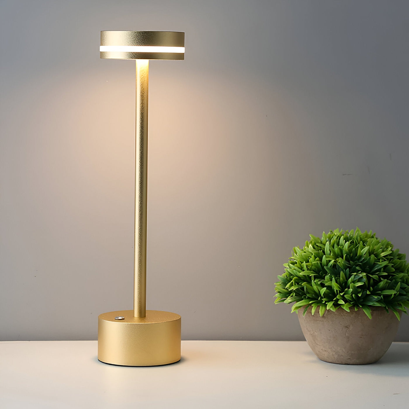 Lampe Mantle Touch - Lampe de bureau portable et rechargeable - Lumière à intensité variable