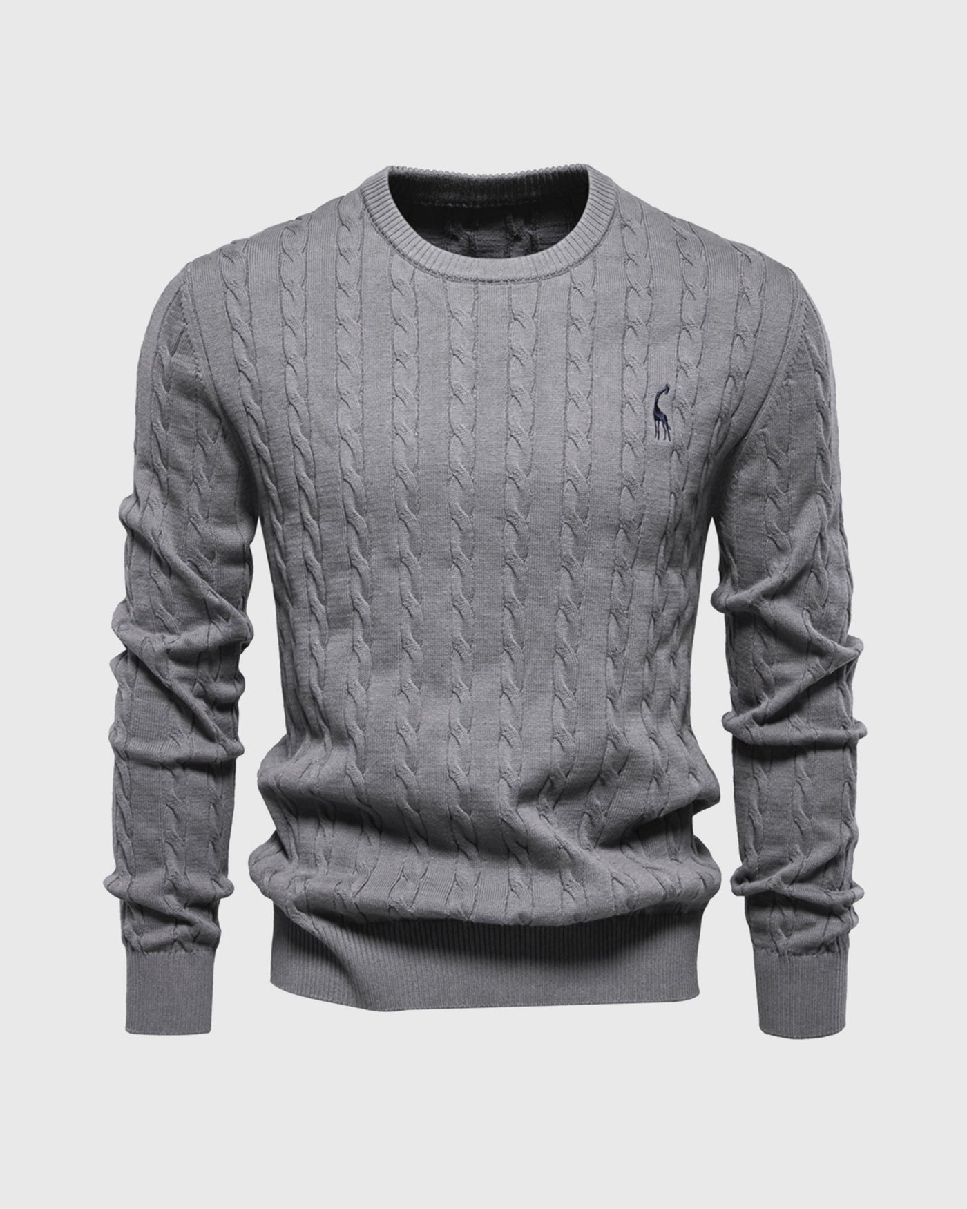 Pull en coton tricoté pour hommes