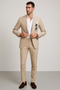 Costume 2 pièces pour homme - Coupe simple - Costume printemps/été - Costume de mariage