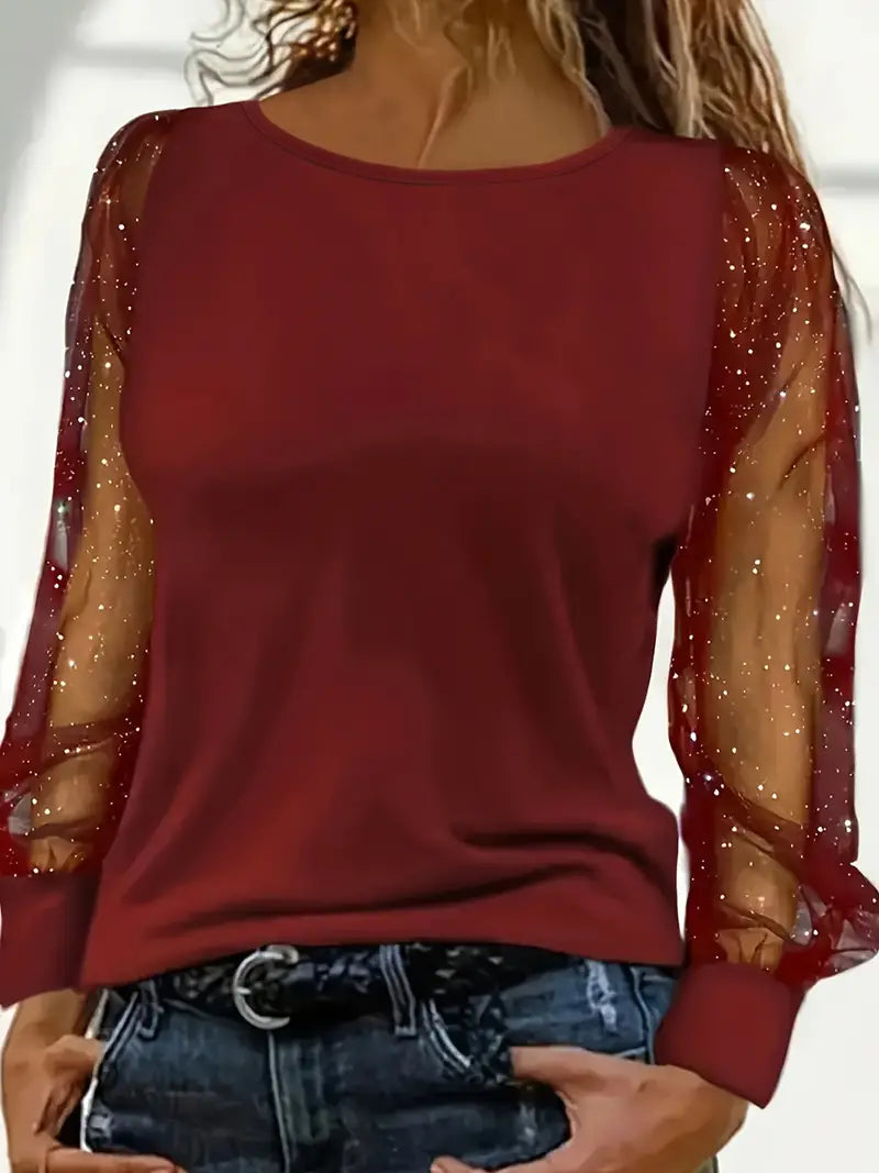 Ismael - Blouse noble en pure soie pour femmes pour les occasions spéciales
