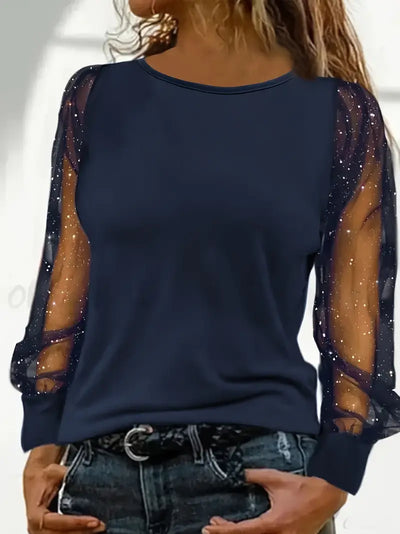 Ismael - Blouse noble en pure soie pour femmes pour les occasions spéciales