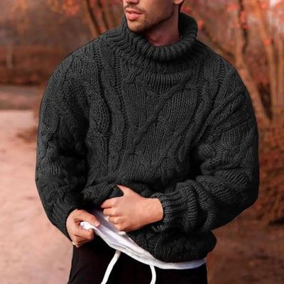 Pull en tricot avec tresse pour homme - Jenson
