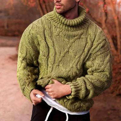 Pull en tricot avec tresse pour homme - Jenson