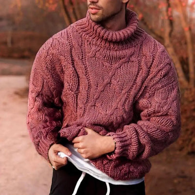 Pull en tricot avec tresse pour homme - Jenson
