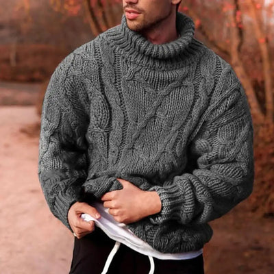 Pull en tricot avec tresse pour homme - Jenson
