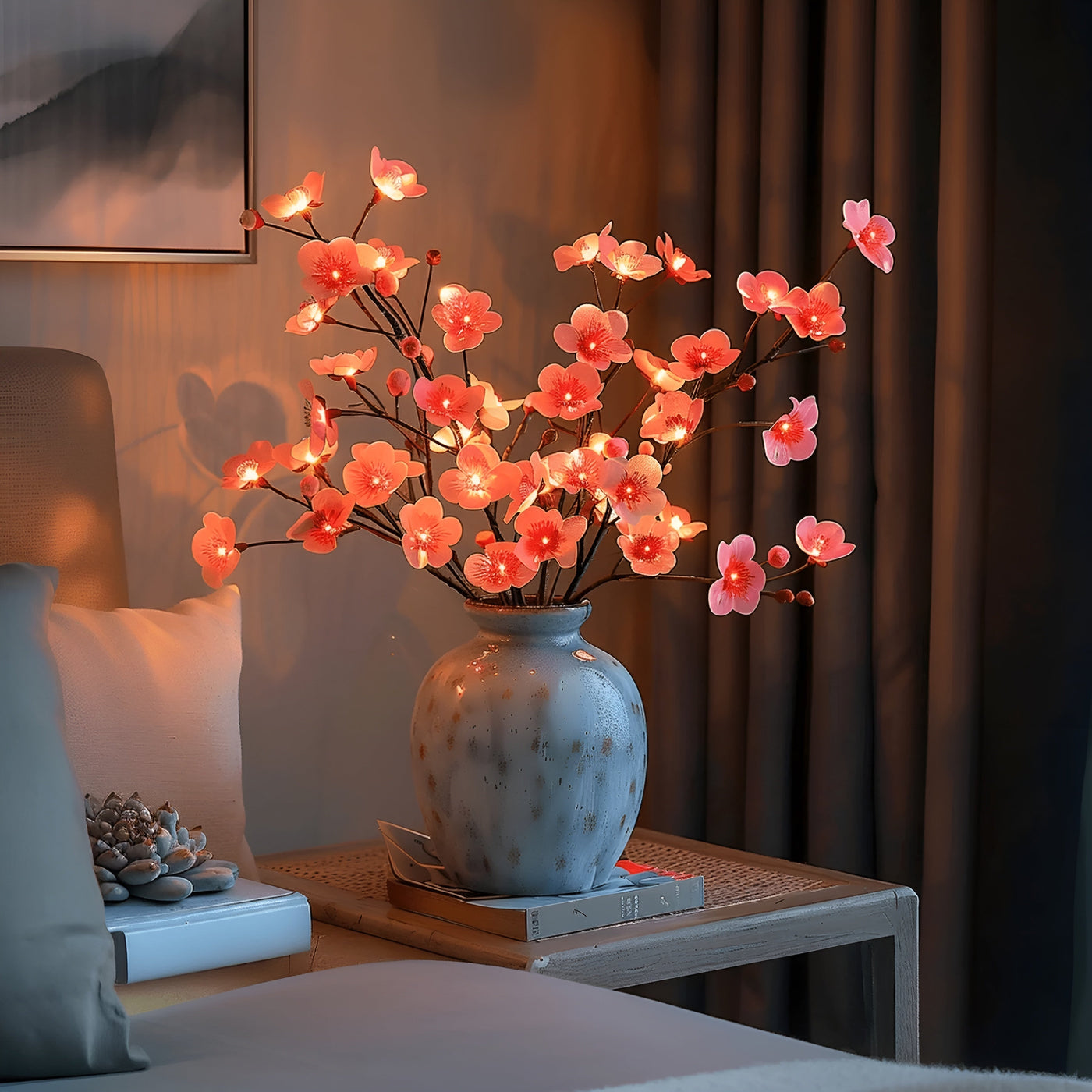 EverLeaf LED Decorative Branch Lamp - Design naturel élégant pour la décoration de la maison et du bureau
