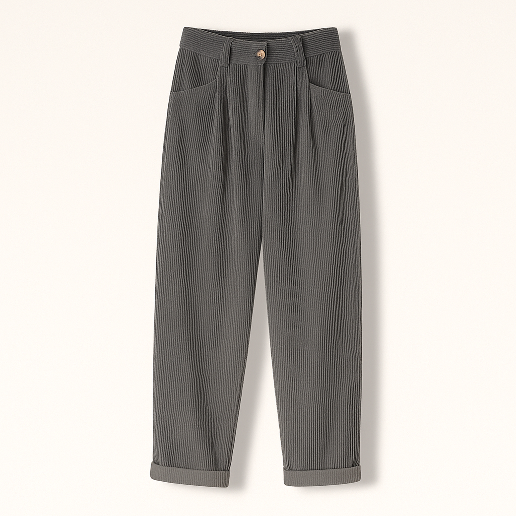 Gray Corduroy Pants