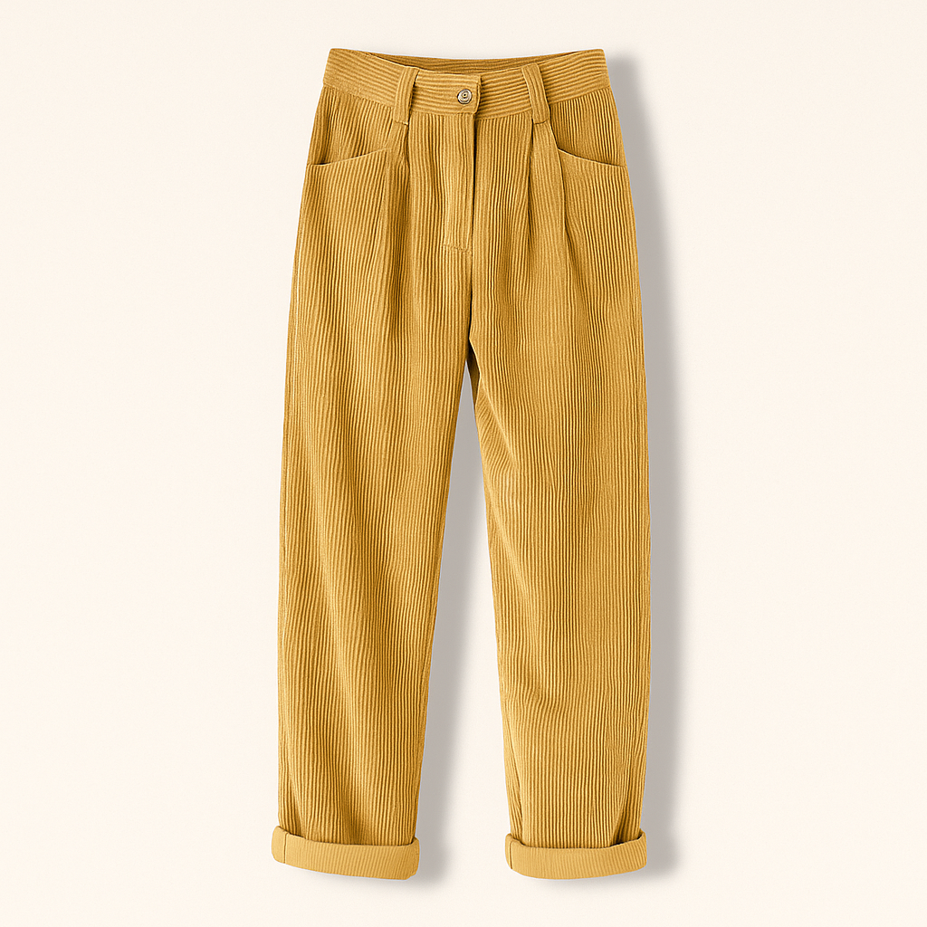 Yellow Corduroy Pants