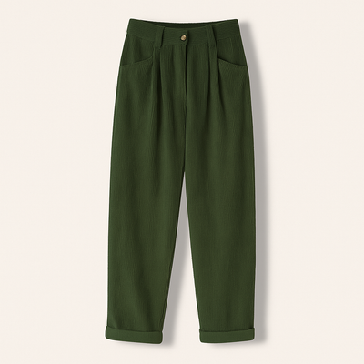 Green Corduroy Pants
