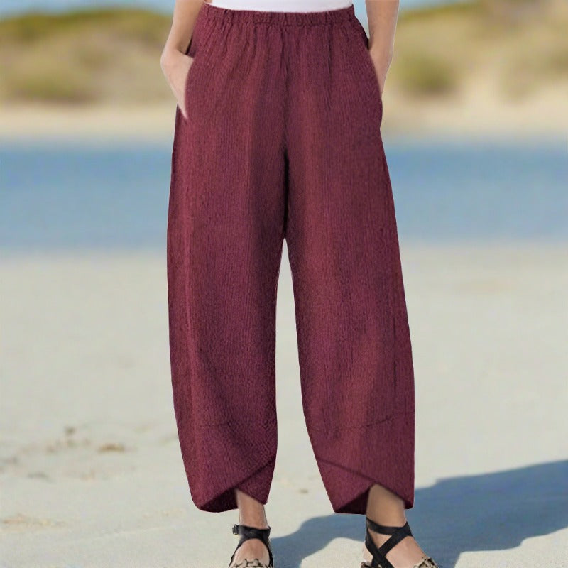 Nicole - Pantalon en coton léger pour femmes