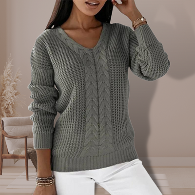 Chandail en tricot plat pour femmes - Parfait pour toutes les saisons