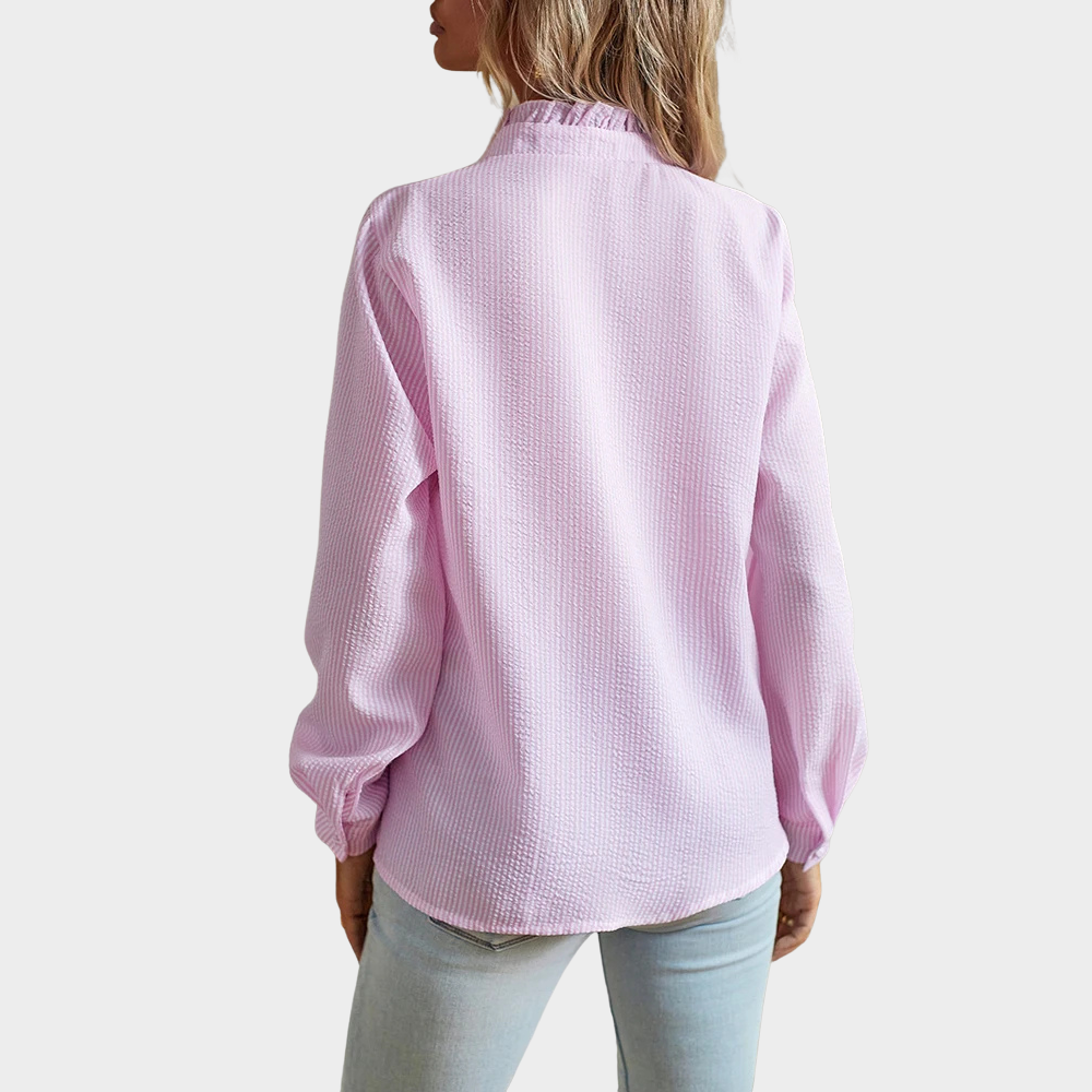 Lira | Blouse à volants femme