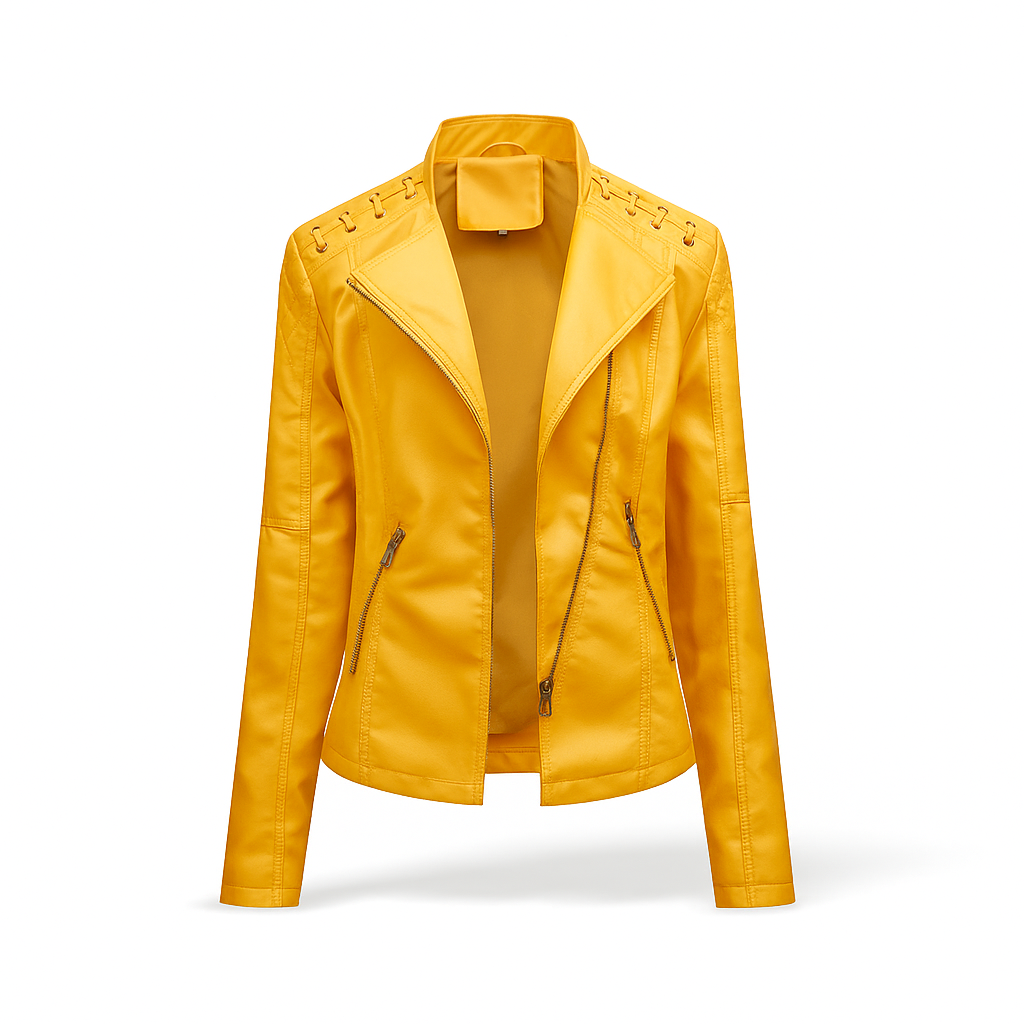 Yellow Leather Jacket