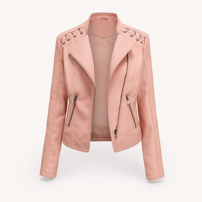 Pink Leather Jacket