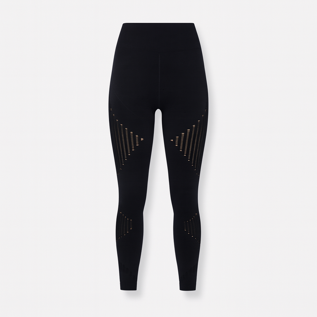 Black Slimming Anti-Cellulite Leggings for Women