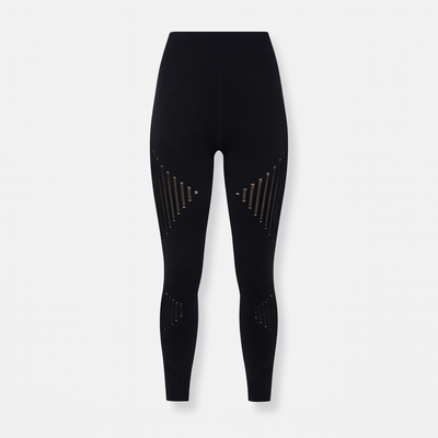Black Slimming Anti-Cellulite Leggings for Women