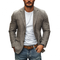 Lin Colbert Hommes Slim-fit avec revers échancré - Blazer léger en coton et lin pour le printemps et l'été