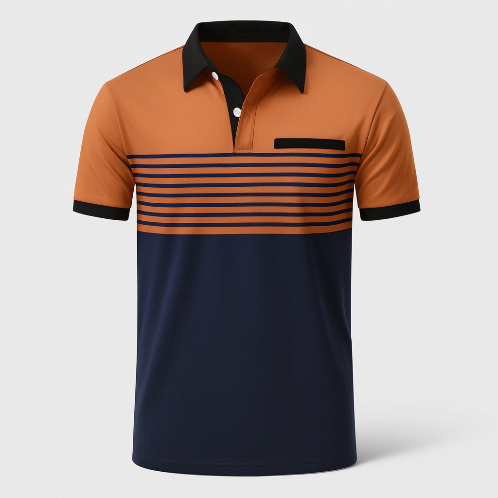 Orange Stripes Shirt