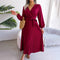 MONIQUE - Vestido de otoño elegante y plisado