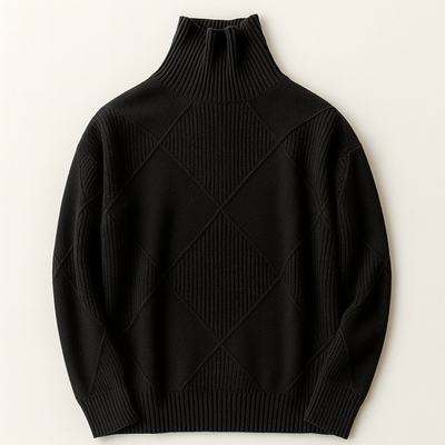 Black cashmere sweater