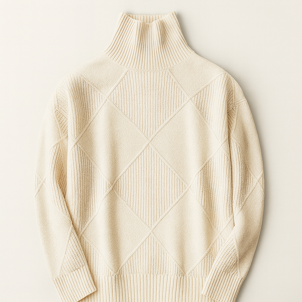 Beige cashmere sweater