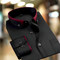 Chemise classique à manches longues pour hommes