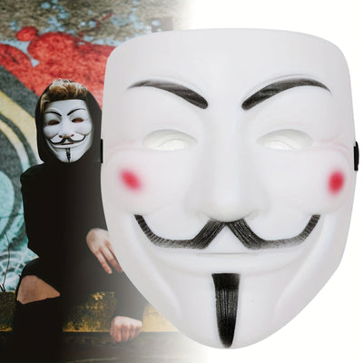 Anonymous Halloween Mask | Premium Metallic Finish Collection