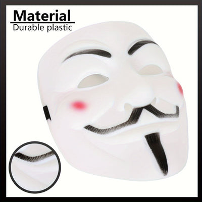 Anonymous Halloween Mask | Premium Metallic Finish Collection