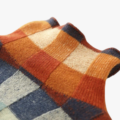 Patchworkowy sweter z golfem Mariana | Cashmere