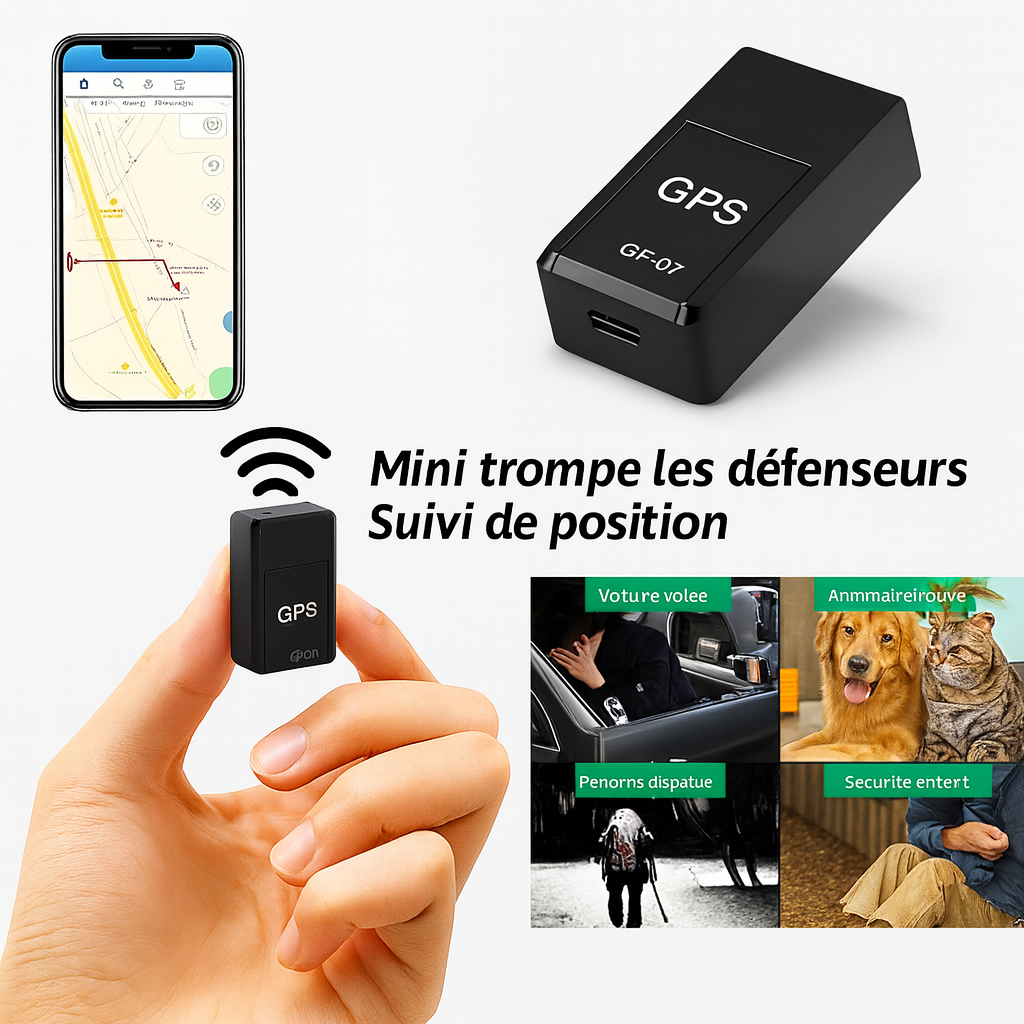 Mini magnetic GPS tracker